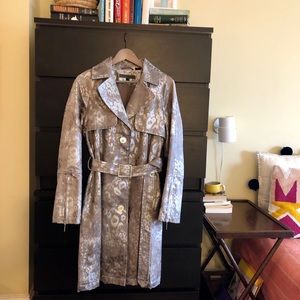 *CLEARANCE* Leopard Print Trench Coat